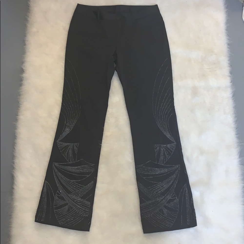 Beaded Black Express Dress Pants